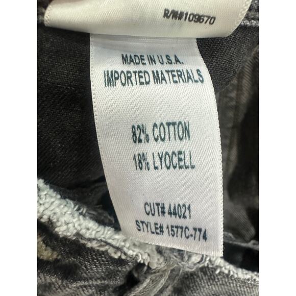 Citizens of Humanity Cotton Liya High-Rise Classic Fit Crop Jeans Black Size 25 - Picture 9 of 9